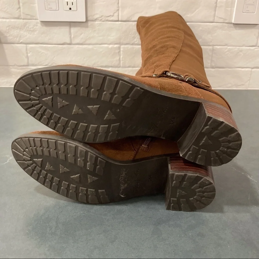 Marc Fisher sz 5.5 brown OTK riding boots